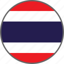 flag, thailand, country