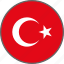 flag, turkey, country 