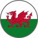 flag, wales, country