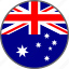 australia, flag, country 