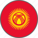 flag, kyrgyzstan, country