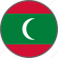 flag, maldives, country 