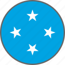flag, micronesia, country
