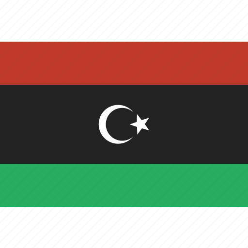 Country, flag, libya, libyan, national icon - Download on Iconfinder