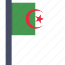 algeria, algerian, country, flag, national, asian