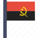 angola, country, flag, national, african