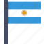 argentina, argentinian, country, flag, national 