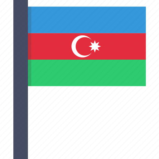 Azerbaijan, country, flag, national, european icon - Download on Iconfinder