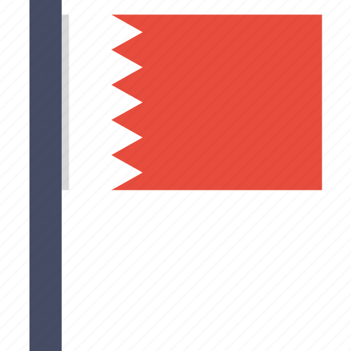 Bahrain, country, flag, national, asian, bahraini icon - Download on Iconfinder