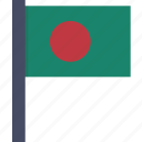 bangladesh, country, flag, national, asian, bangla
