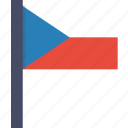 country, czech, flag, national, republic, european