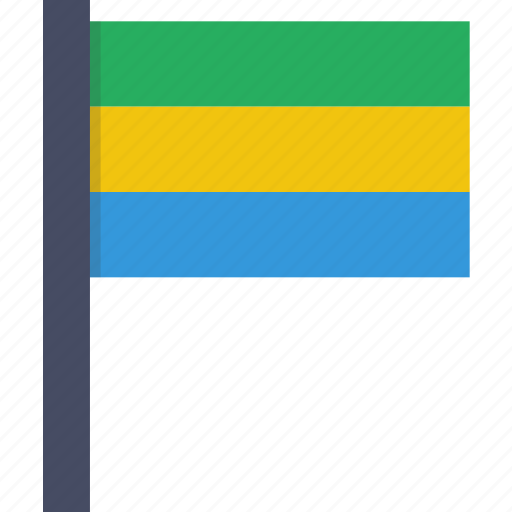 Country, flag, gabon, gabonese, national, african icon - Download on Iconfinder