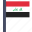 country, flag, iraq, iraqi, national, asian 