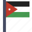 country, flag, jordan, national, asian, jordanian 