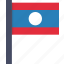country, flag, laos, national, asian, laotian 
