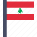 country, flag, lebanese, lebanon, national, european