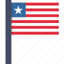 country, flag, liberia, liberian, national, african