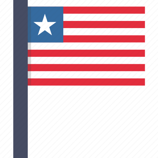 Country, flag, liberia, liberian, national, african icon - Download on Iconfinder