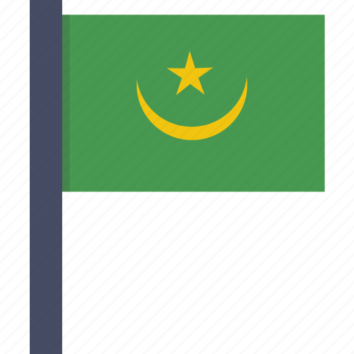 Country, flag, mauritania, national, african, mauritanian icon - Download on Iconfinder