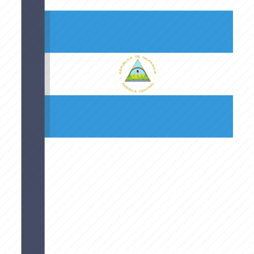 Country, flag, national, nicaragua icon - Download on Iconfinder