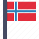 country, flag, national, norway, norwegian, european