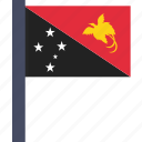 country, flag, guinea, national, new, papua