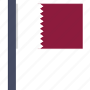 country, flag, national, qatar, asian, qatari 