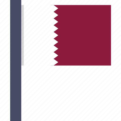 Country, flag, national, qatar, asian, qatari icon - Download on Iconfinder
