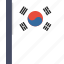 country, flag, korea, korean, national, south, asian 