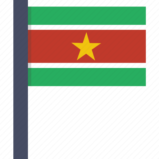 Country, flag, national, suriname, african, surinamese icon - Download on Iconfinder