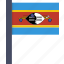 country, flag, national, swaziland, african 