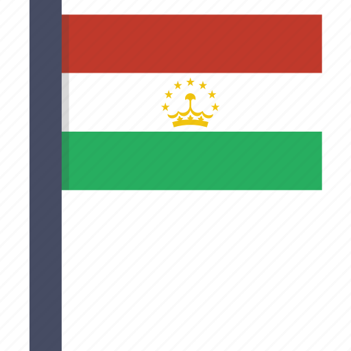 Country, flag, national, tajikistan, tajikistani, asian icon - Download on Iconfinder