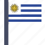 country, flag, national, uruguay, uruguayan 