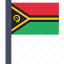 country, flag, national, vanuatu