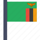 country, flag, national, zambia, zambian, african