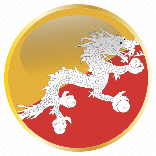 Bhutan, country, flags, holiday, national icon - Download on Iconfinder