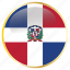 country, dominican, flag, national, republic 