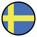 country, flag, flags, national, sweden, world