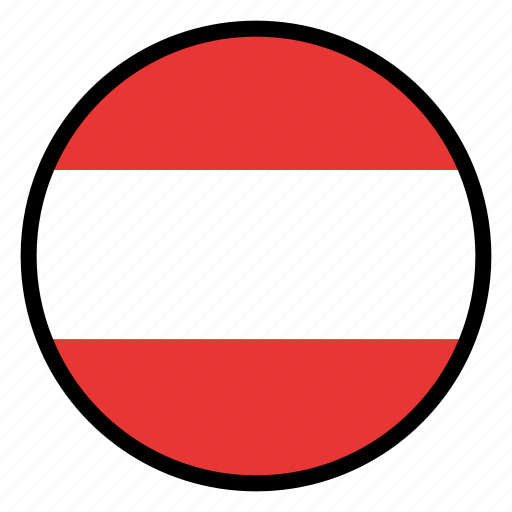 Austria, country, flag, flags, national, world icon - Download on Iconfinder