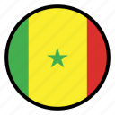 country, flag, flags, national, senegal, world