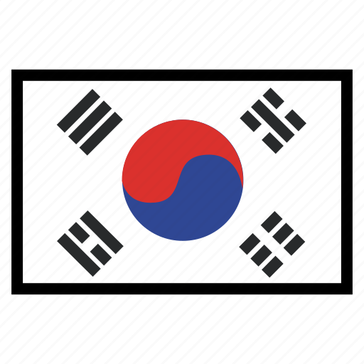 Flag, flags, national, south korea, world icon - Download on Iconfinder