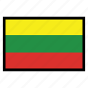 flag, flags, lithuania, national, world 