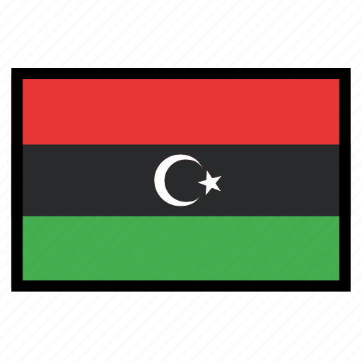 Flag, flags, libya, national, world icon - Download on Iconfinder