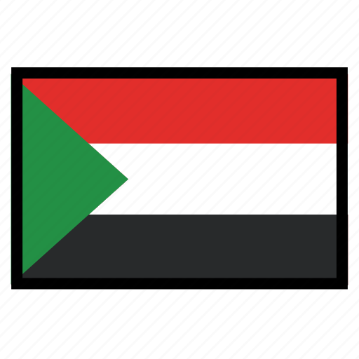 Flag, flags, national, sudan, world icon - Download on Iconfinder