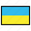 flag, flags, national, ukraine, world 
