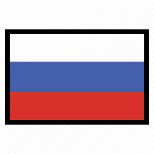 Flag, flags, national, rusia, world icon - Download on Iconfinder