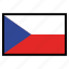 czech republic, flag, flags, national, world 