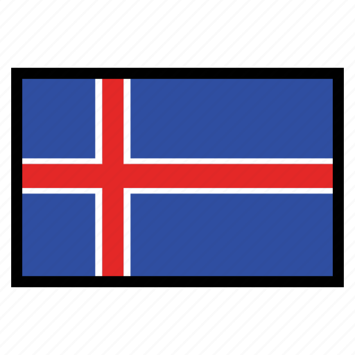 Flag, flags, iceland, national, world icon - Download on Iconfinder