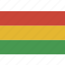 flag, bolivia, rectangle