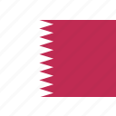 qatar, rectangle